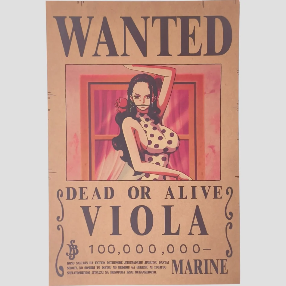 Affiche murale One Piece - Avis de recherche Viola